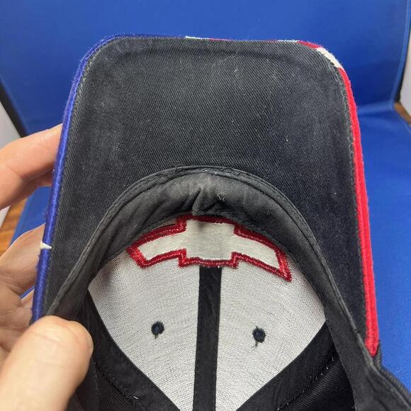 Chevrolet Black Cap with Patriotic Flag Design - Picture 5 of 6